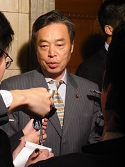 柳田法相問責ぶら下がり１