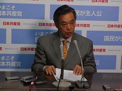 法相発言会見１