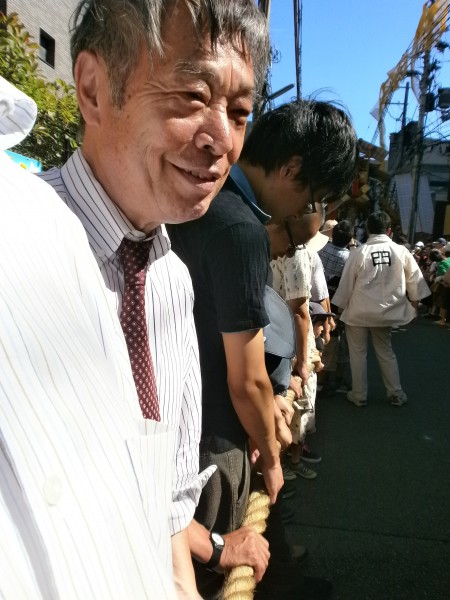 ２０大船鉾引き
