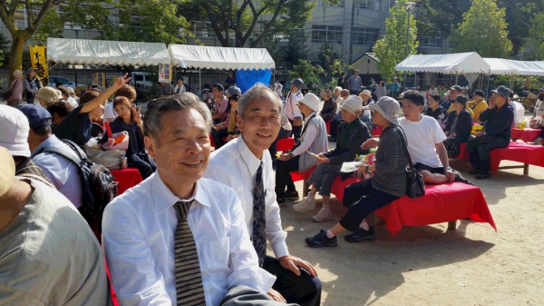 南区秋祭り井上さんと