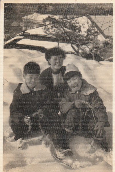 母・香代子・私。盛岡で雪と橇