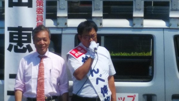 DSC_1117　20190818　盛岡市議選　かんべ