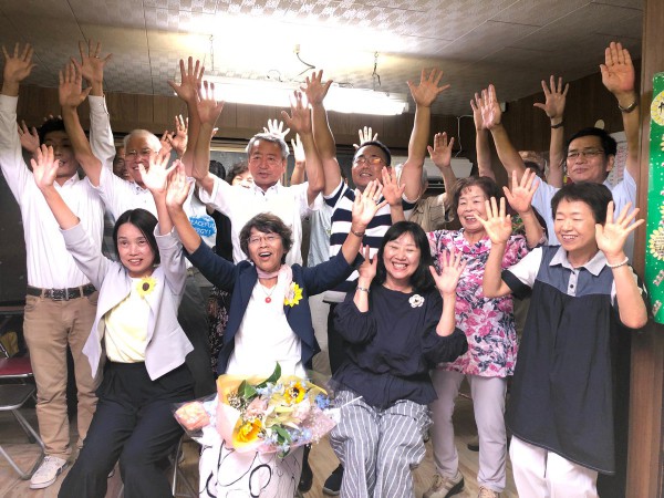 2019　向日市議選万歳