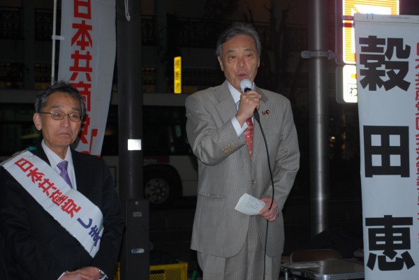 DSC_0117　20200220　清水駅街頭演説・こくた